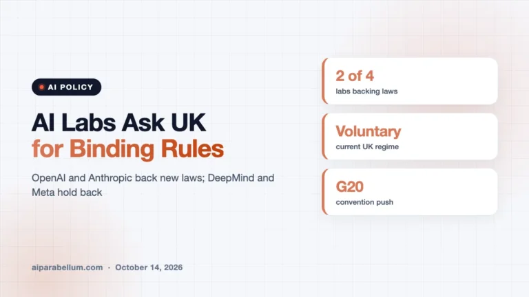 OpenAI and Anthropic Ask UK Lawmakers for Binding AI Rules