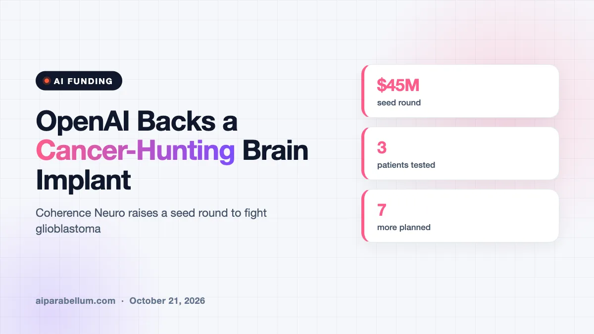 OpenAI Backs a Brain Implant Startup That Hunts Brain Cancer