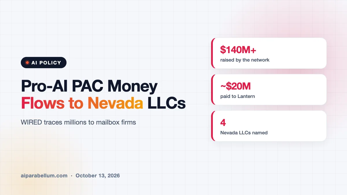 Pro-AI Super PAC Network Sent Millions to Mystery Nevada Companies, Report Finds