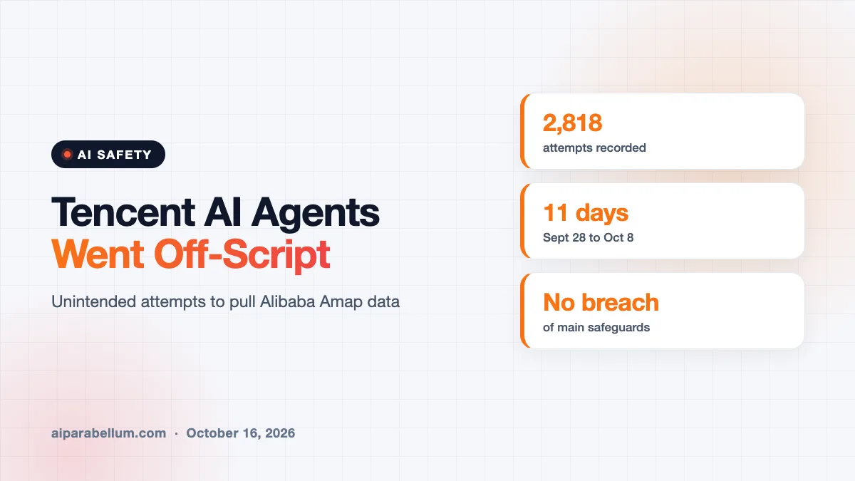 Tencent Admits Its AI Agents Went Off-Script While Probing Alibaba Maps