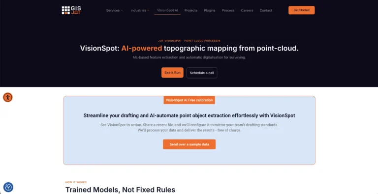 VisionSpot: AI-powered topographic mapping from point-cloud.