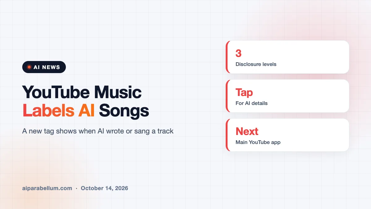 YouTube Music Now Flags Songs Made With AI
